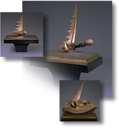 Design Mode bronze golf sculptures